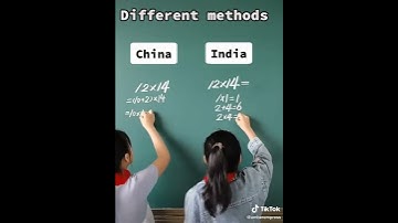 china vs india #matemática #shorts #aritmetica #trucos