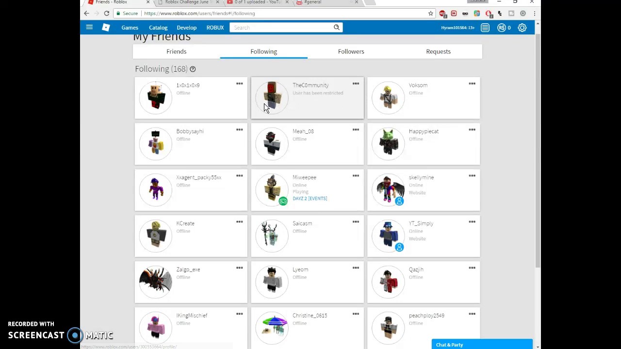 THE C0mmunity has banned from ROBLOX :DD - YouTube