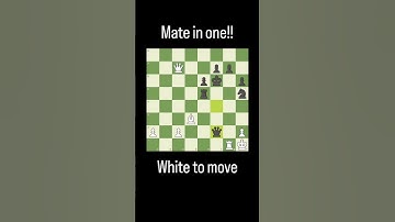 Mate in one #chess #checkmate #viral #chessgame #magnuscarlsen #chesscom #chesspuzzle #shorts #ai