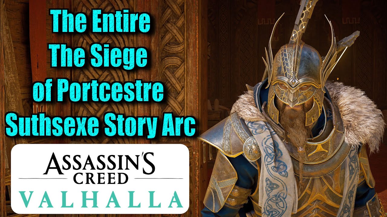 Assassin's Creed Valhalla PS 5 The Siege of Portcestre Suthsexe Arc -  YouTube