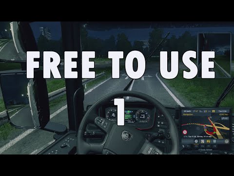 #1 ETS2 : Free to use gameplay / No copyright gaming videos / Euro Truck Simulator 2