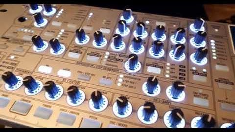 KORG Radias WHITE LED modify  (music gear synth module/Restoring Restore Repair