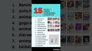 WEBSITES TO WATCH ANIME FOR FREE #anime