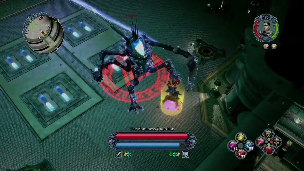 Shadow Warrior VS Nameless Guardians (Gold Difficulty/Campaign Ending) - Sacred 2: Fallen Angel