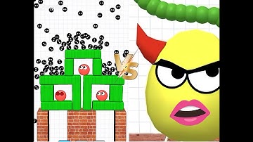 Draw to smash v/s hide ball android and ios gameplay brain teaser draw puzzle ball game