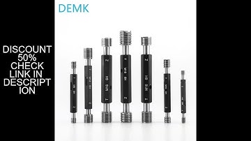 High precision Thread Plug Gauge GO/NO GO Gage Metric Gauge 6H Precision Internal Screw Gage Fine,Pi