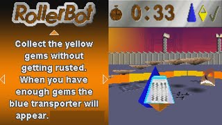 Roller Bot 3D Java Игра (Bit-7 Software Technology Ltd. 2004 Год) Игровой Процесс