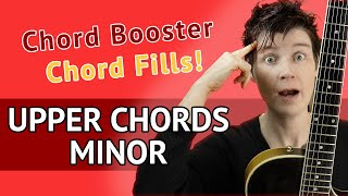 MINOR JAZZ GUITAR CHORDS - UPPER STRUCTURE CHORDS MINOR + JAZZ GUITAR FILLS IN MINOR