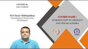 Lecture 16: Left Cosets