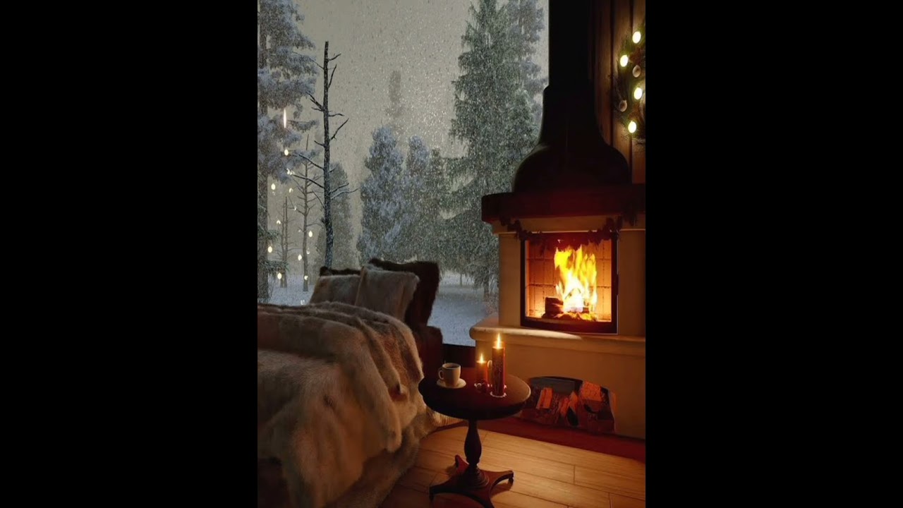 FIRE🔥+RAIN🌧️ sleep audio| 1 Hour| Cozy Audio