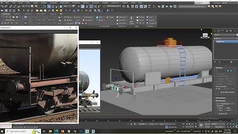3DsMax Tutorials, Learn 3D Modeling a Tank Wagon in Railways from Scratch in 3Dsmax.( Part 4)