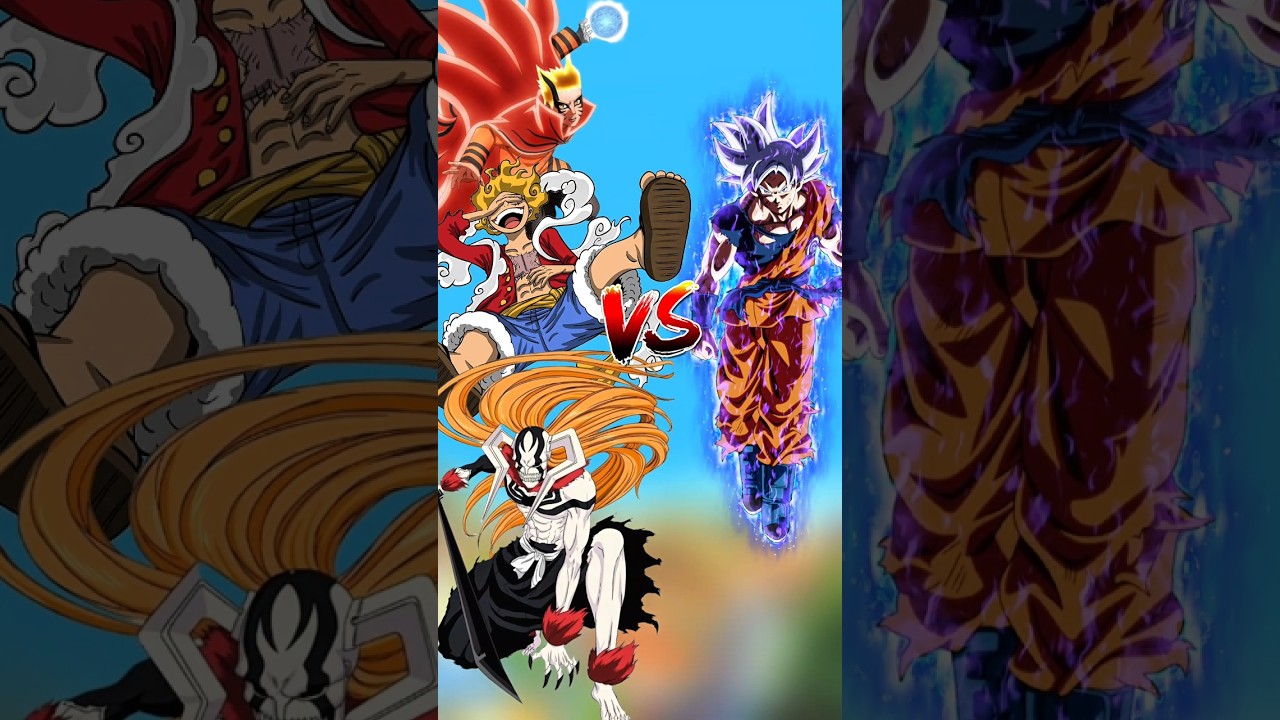 Goku vs Naruto x Luffy x Ichigo