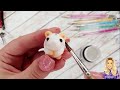 Easy Charm For Beginners - MOUSE keychain polymer clay tutorial