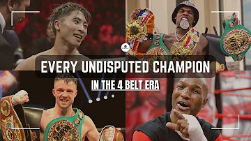 All 9 Undisputed Champions in Boxings 4 Belt Era - WBC, WBA, IBF & WBO