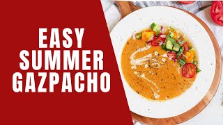 Blender Gazpacho Without Bread Gluten Free Soup Recipe