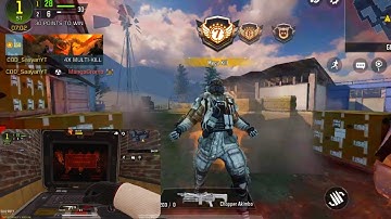 Codm *New* MP Mode Gun Blazing Gameplay With Using Nuclear Missile | Rage Man Have Two Chopper Gun