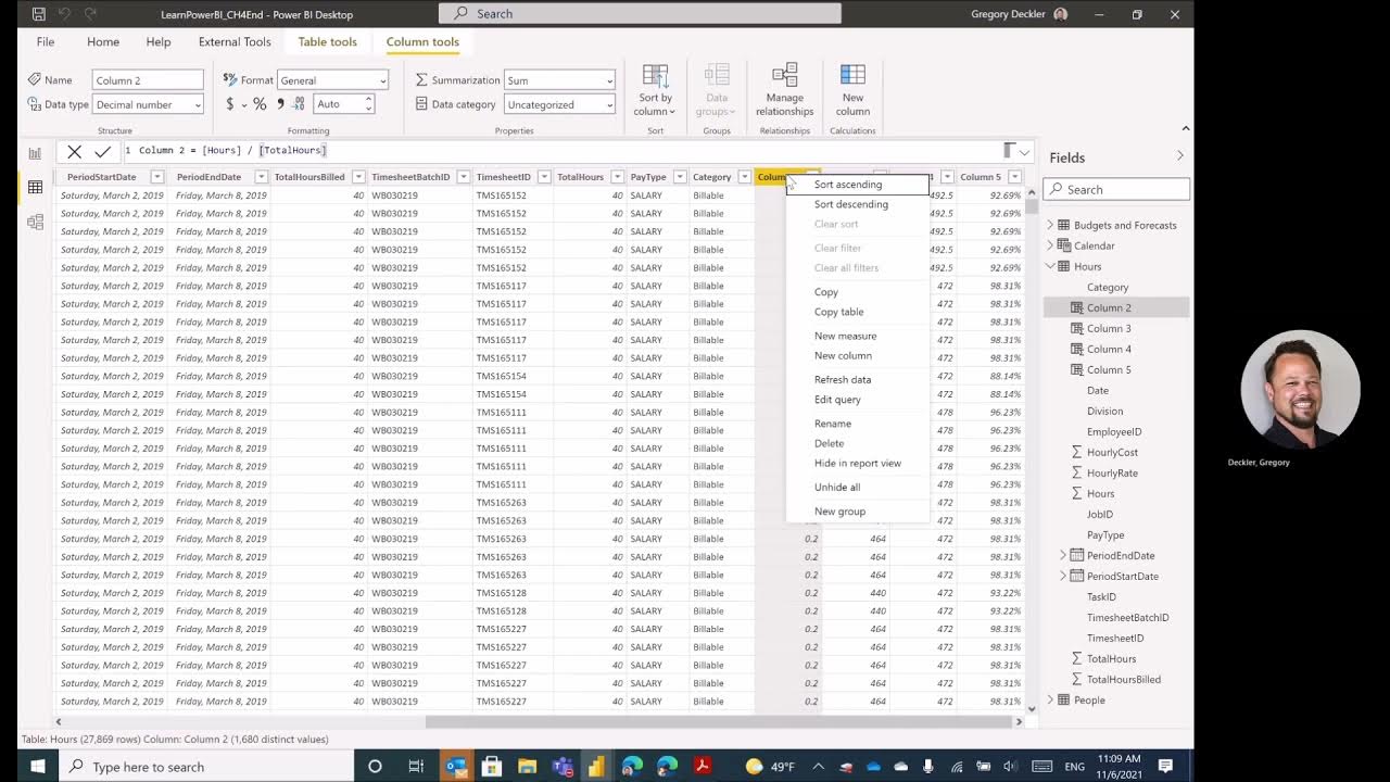 Learn Power BI - Second Edition | 5. Creating Data Models and ...
