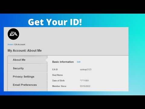 How to find EA ID | How do I find my EA id? | Get EA Username