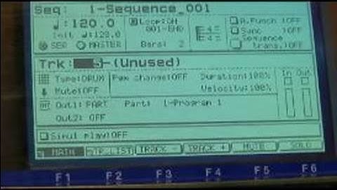 How to Use the Akai MPC 4000 : The Track Block of the Akai MPC 4000