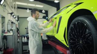 Lamborghini Aventador SV, in Verde Scandal done by Reep Detailing