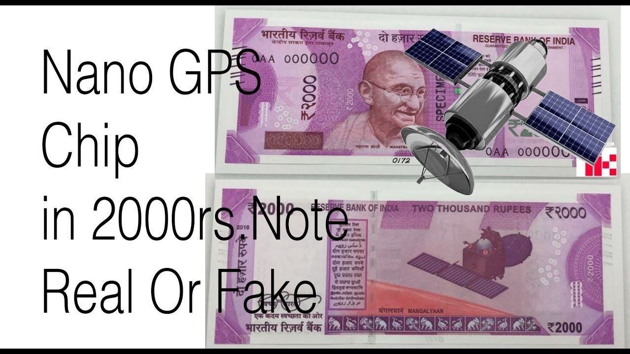 Where is NANO GPS CHIP in 2000 rupees ? FIRST LOOK & HANDSON OF 2000 RS [HINDI REVIEW] YouTube