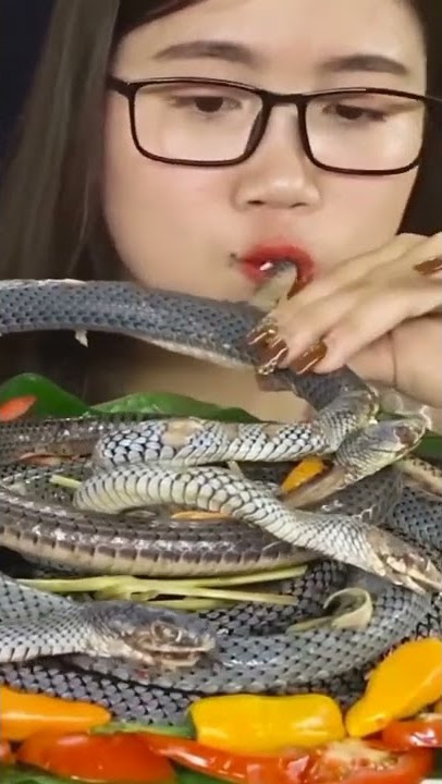 Makanan menjijikkan yang di makan mukbangers 😱 #shorts #viral #education