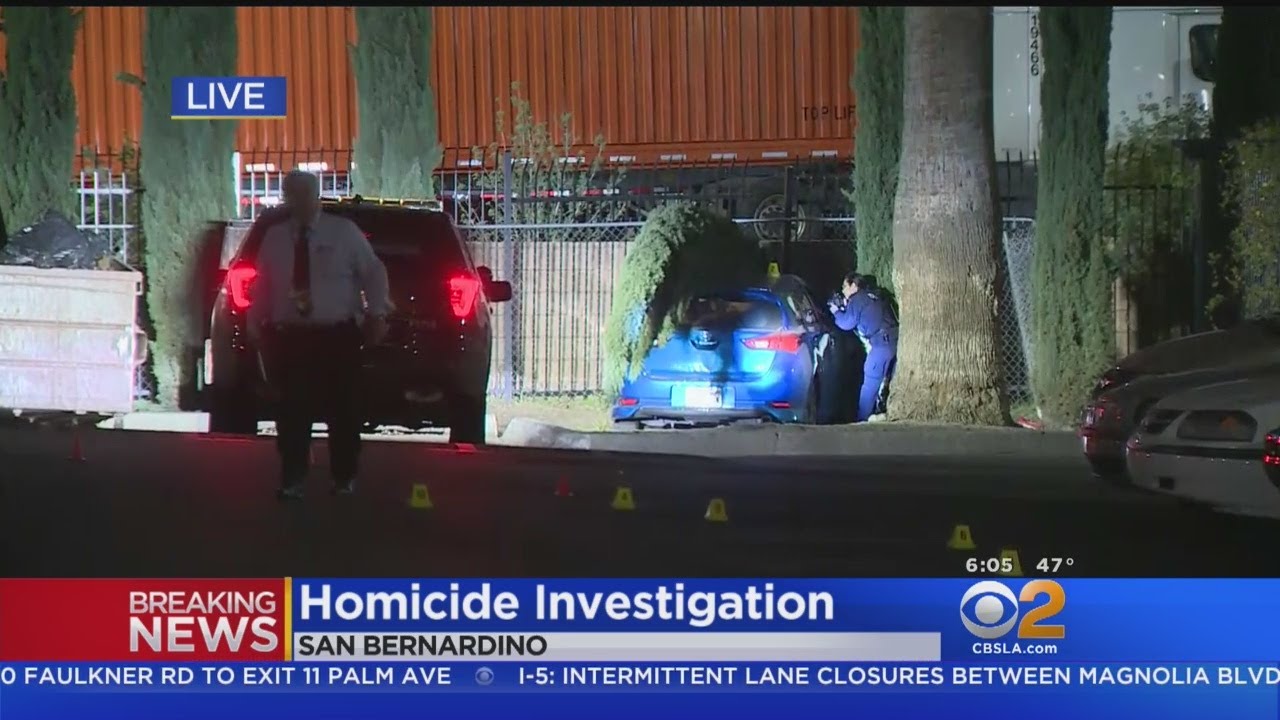 Homicide Investigated San Bernardino Motel - YouTube