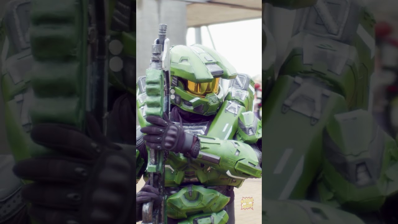 Master Chief Cosplay at MCM London Comic Con 🔥 Halo In Real Life