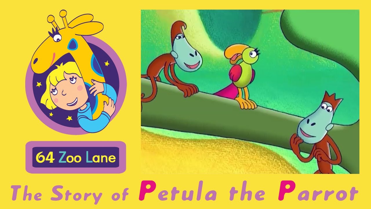 64 Zoo Lane Petula The Parrot S02e22 Hd Cartoon For Kids Youtube