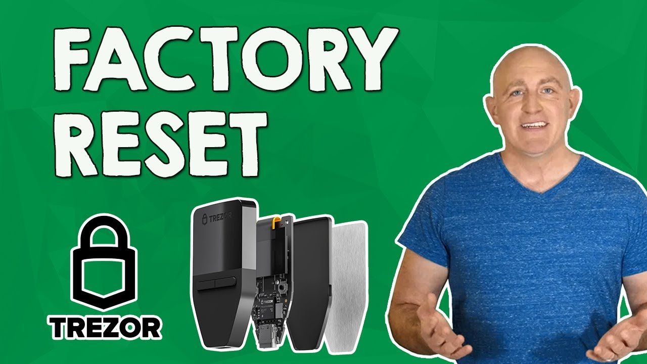 How to Factory Reset your Hardware Wallet | Trezor 3 - YouTube