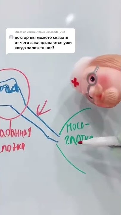 Почему закладывает уши когда заложен нос? #shorts - YouTube