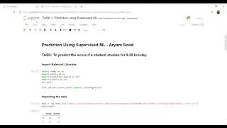 GRIPFEB21 | TASK 1 | Prediction using Supervised ML