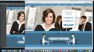 Adobe Muse CC 2014 | Creating A Business Landing Page | Muse For You