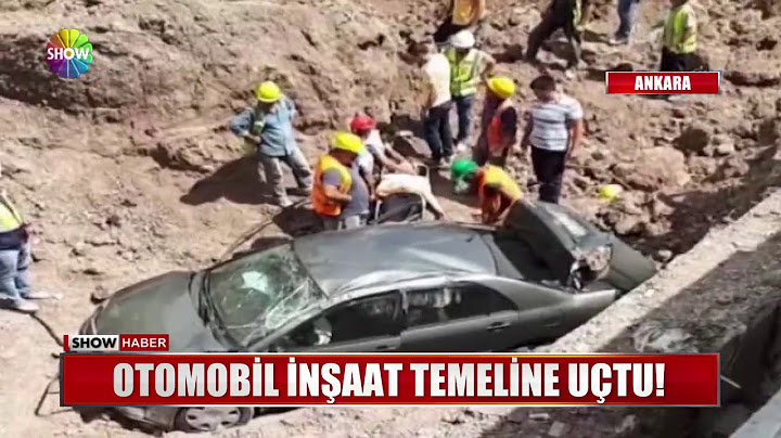 Otomobil inşaat temeline uçtu!