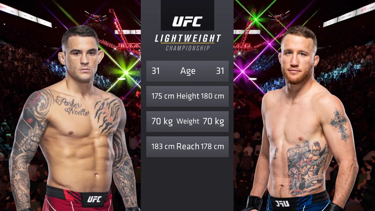Dustin Poirier vs Justin Gaethje Full Fight UFC 291 Full Fight YouTube Dustin Poirier vs Justin Gaethje Full Fight UFC 291 Full Fight YouTube