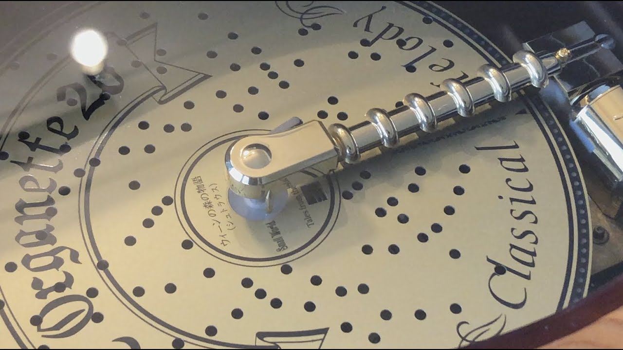 高音質】リズム時計 オルガニートM728 DiskOrganette 20【からくり時計
