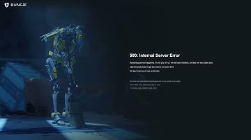 Bungie.net: 500: Internal Server Error | Anyone else getting this?