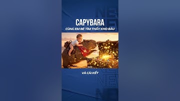 CAPYBARA CÙNG EM BÉ THẤY KHO BÁU TRÊN ĐẢO HOANG VÀ CÁI KẾT #capybara #youtubeshorts