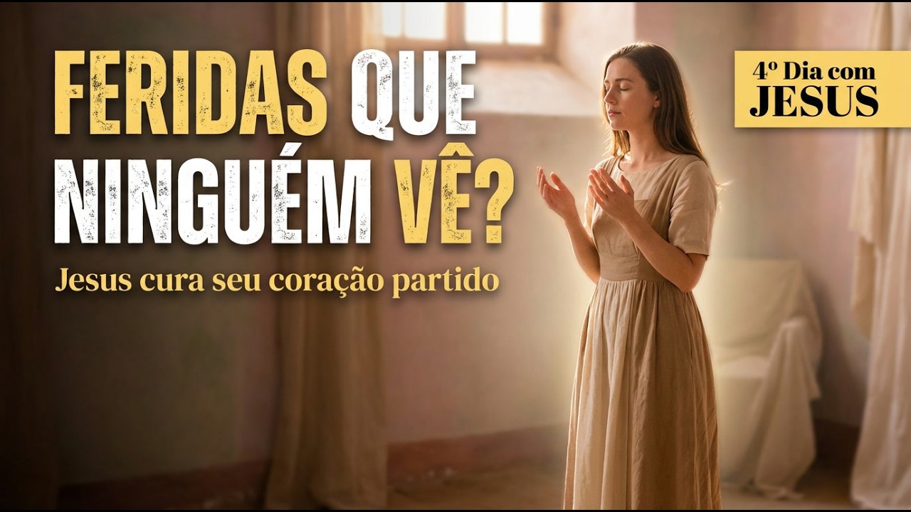 Feridas que Ninguém VÊ Estão DESTRUINDO Você? JESUS Cura o Coração PARTIDO - 4º Dia com JESUS