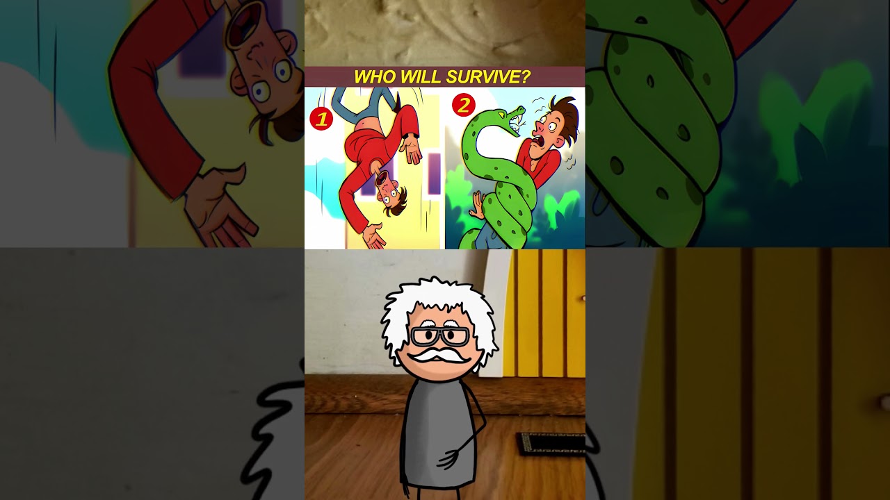 Who will survive?Is it person 1 or person 2? 