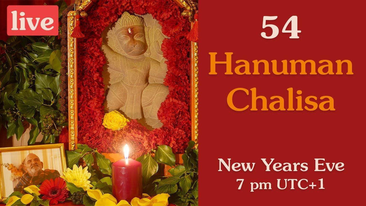 54 Hanuman Chalisa live - Silvester ✨ New Year's Eve