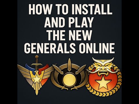 How to play Generals Zero Hour Online (NEW)! - Tutorial Command and Conquer playgenerals.online