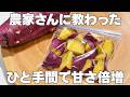 【簡単】普通の焼き芋にはもどれない!ひと手間で驚くほど美味しくなるサツマイモの塩水漬け