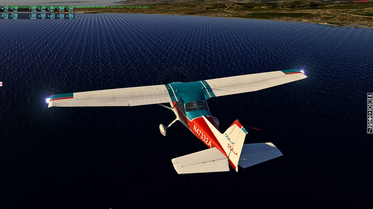 X Plane  11 C172SP Airfoilabs version 1 41 test au décollage