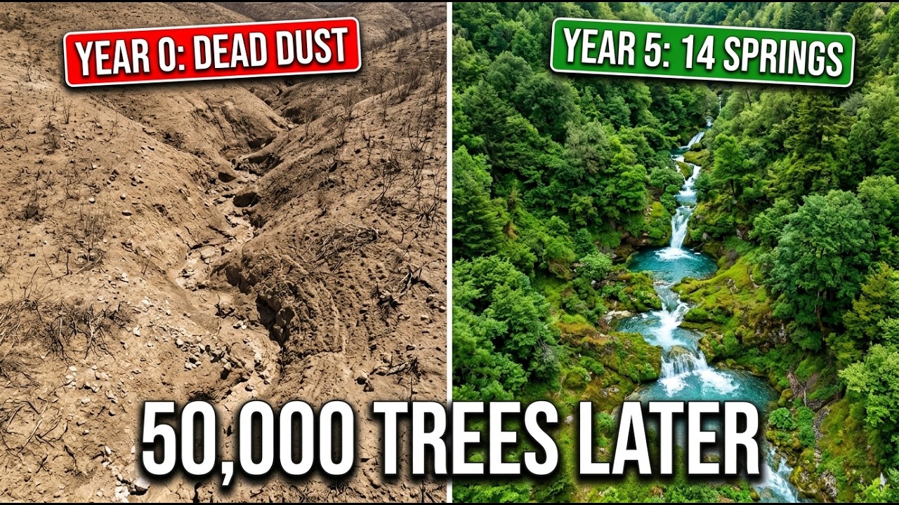 A Farmer Planted 50,000 Trees on Bare Hills — Then 14 Dry Springs Began ...