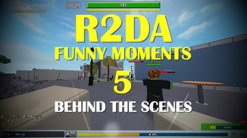 ROBLOX R2DA Funny Moments (Behind the Scenes) - Fly Hacker, Grenade Hitbox, Heli & Train Fail!