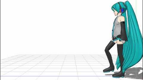 [MMD] Hatsune Miku Walking