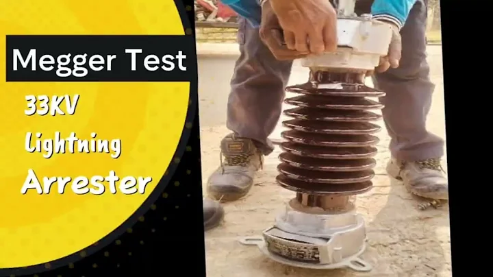 33KV Lightning Arrester Megger Test