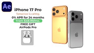 iPhone 17 Pro Promo Animation Tutorial | After Effects