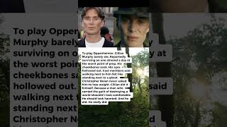 Cillian Murphy Ate One Almond a Day for Oppenheimer &amp; His Co-Stars Were Terrified